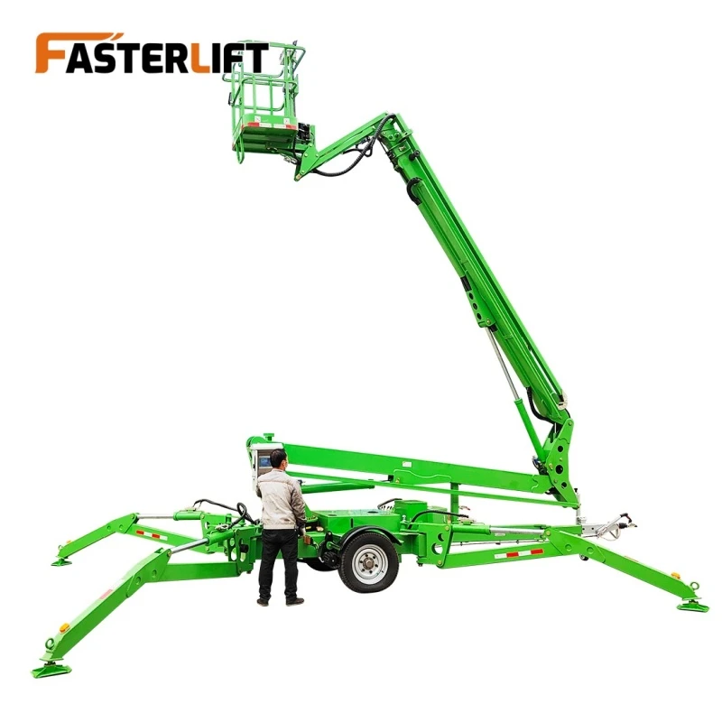 Trailer Mounted Boom Lift factory