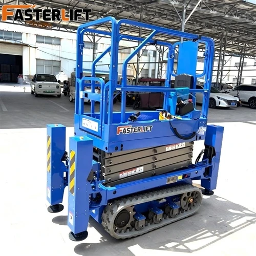 Mini Crawler Scissor Lift Passes Full Factory Tests And Shipped To Client