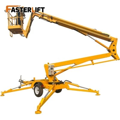 Trailer Mounted Spider Boom Lift